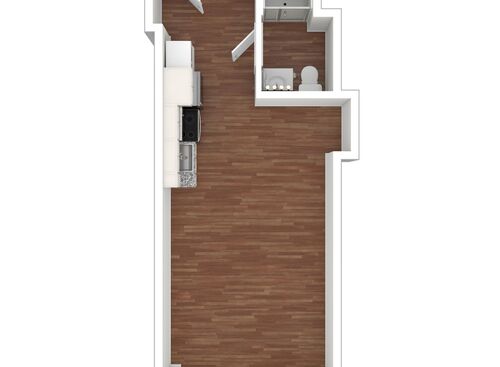 The Allegheny : Beds - Studio: Baths - 1: SqFt Range - 354 to 354