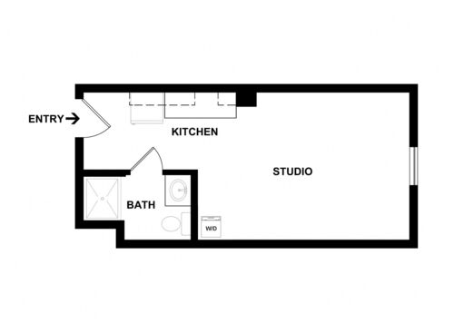 The Allegheny : Beds - Studio: Baths - 1: SqFt Range - 320 to 320