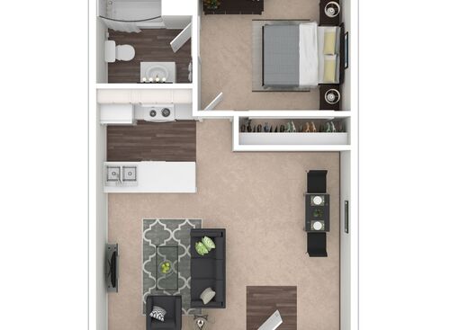 Grand Canyon: Beds - 1: Baths - 1: SqFt Range - 600 to 600