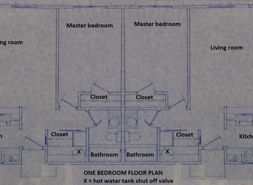 1 Bedroom: Beds - 1: Baths - 1: SqFt Range - 500 to 500