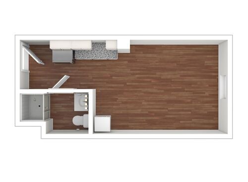 The Allegheny : Beds - Studio: Baths - 1: SqFt Range - 310 to 310