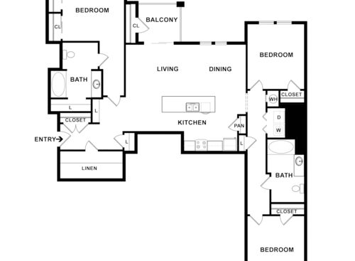 The Bronson: Beds - 3: Baths - 2: SqFt Range - 1465 to 1465