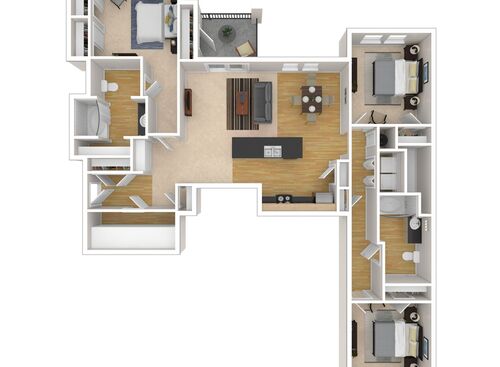 The Bronson: Beds - 3: Baths - 2: SqFt Range - 1465 to 1465