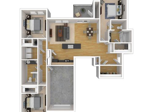 The Bronson: Beds - 3: Baths - 2: SqFt Range - 1465 to 1465