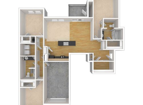The Bronson: Beds - 3: Baths - 2: SqFt Range - 1465 to 1465