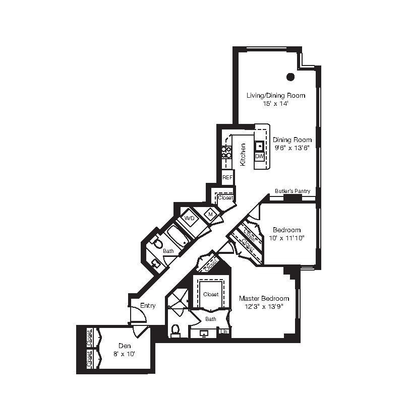 Apartment 1-0507 floorplan