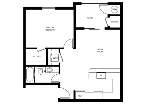 Hollister village floor plan A7