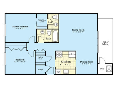 The Lapeer: Beds - 2: Baths - 1.5: SqFt Range - 1160 to 1160