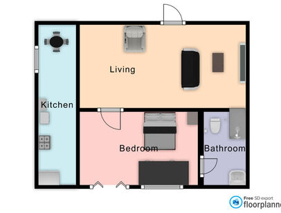 1 bed 1 bath: Beds - 1: Baths - 1: SqFt Range - 650 to 650