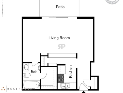 Skyview Terrace - One Bedroom Small - 1 bed - 1 bath - 506 sf