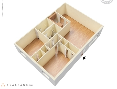 Skyview Terrace - Two Bedroom Flat - 2 bed - 2 bath - 962 sf