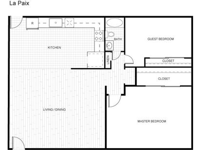 La Paix: Beds - 2: Baths - 1: SqFt Range - 900 to 900