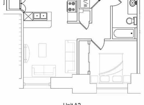 The Dodson- a: Beds - 1: Baths - 1: SqFt Range - 591 to 591