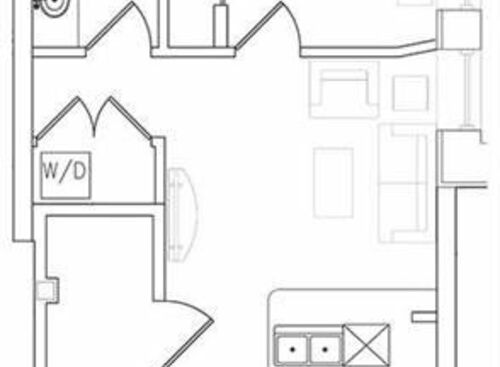 The Thomas- a: Beds - 1: Baths - 1: SqFt Range - 584 to 584