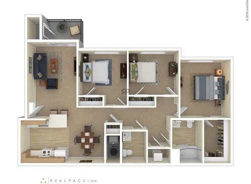 ! Bedroom: Beds - 3: Baths - 3: SqFt Range - 1246 to 1246