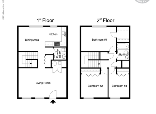 San Juan - 3 Bedroom - 3 bed - 2 bath - 1150 sf
