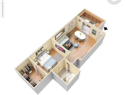 Cedar Hills Apartments - 1 Bedroom - 1 bed - 1 bath - 562 sf