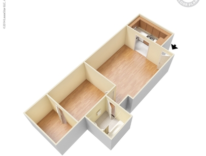 Cedar Hills Apartments - 1 Bedroom - 1 bed - 1 bath - 562 sf