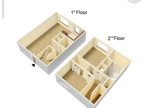 San Juan - 2 Bedroom - 2 bed - 2 bath - 864 sf