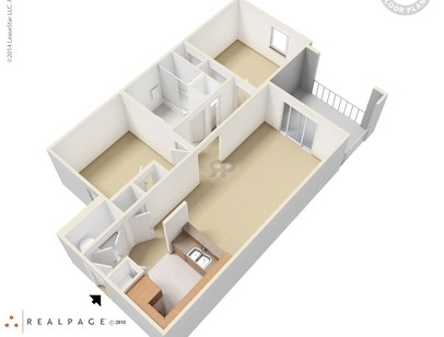 Villas De San Ignacio - 2x1 - 2 bed - 1 bath - 875 sf