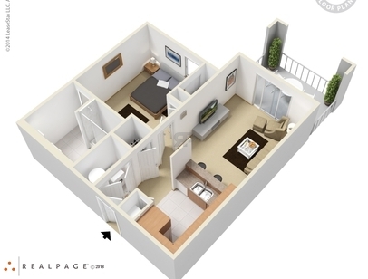 Villas De San Ignacio - 1x1 - 1 bed - 1 bath - 610 sf