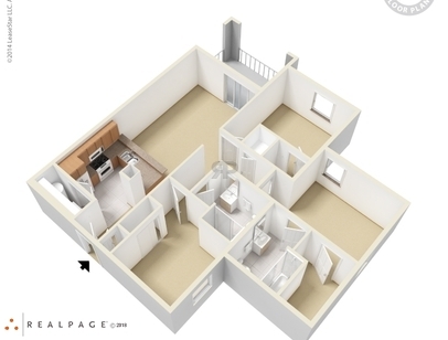 Villas De San Ignacio - 3x2 - 3 bed - 2 bath - 1160 sf