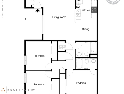 Park Place Apartments - 3 Bedroom - 3 bed - 2 bath - 1050 sf