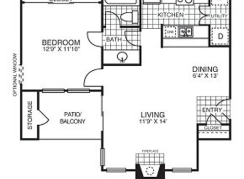 A2: Beds - 1: Baths - 1: SqFt Range - 670 to 670