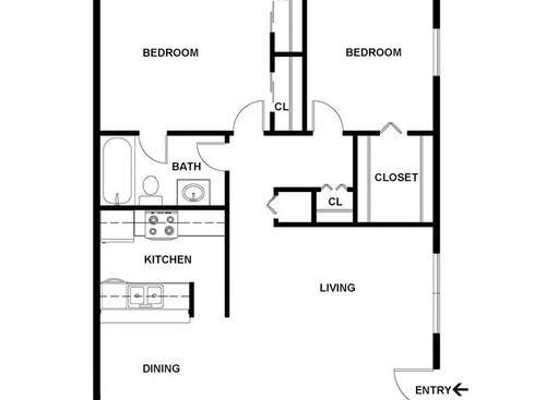 The Bonelli: Beds - 2: Baths - 1: SqFt Range - 902 to 936