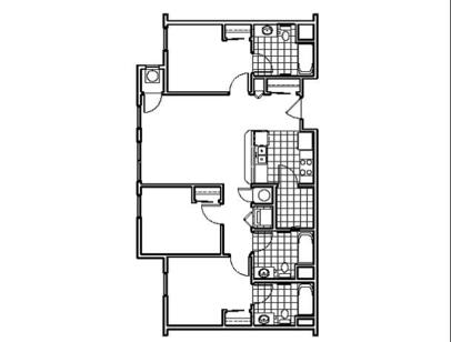 Mountaineer Place - 3B3B - 3 bed - 3 bath - 1141 sf