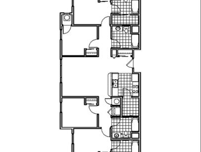 Mountaineer Place - 4B4B - 4 bed - 4 bath - 1428 sf