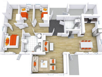 OneBedTwoBath: Beds - 1: Baths - 2: SqFt Range - 2000 to 2200