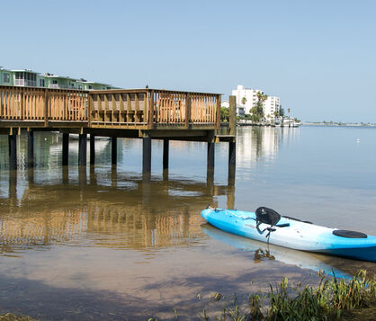 Amenities include Lighted Fishing Pier, Fish Cleaning Station, Honeymoon Island, Heated Pool and Breathtaking views