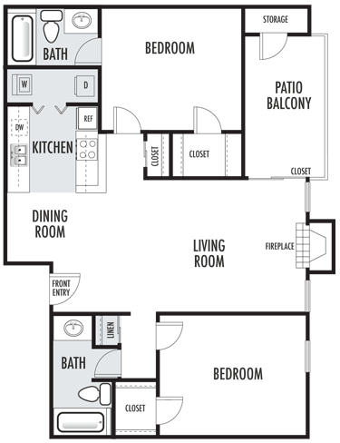 The Dominion floor plan
