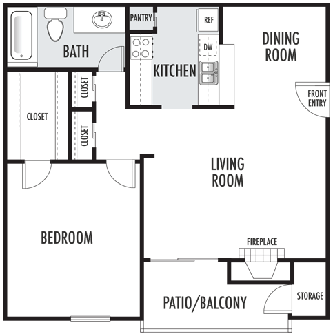 The Valentine floor plan