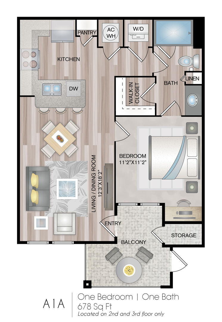 1 Bedroom Apartment – 1560 League Line Road #8303, Conroe, TX 77304