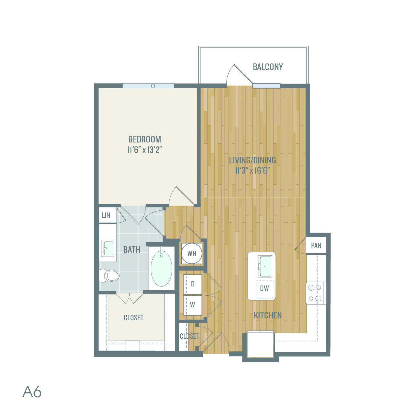 A6 floor plan