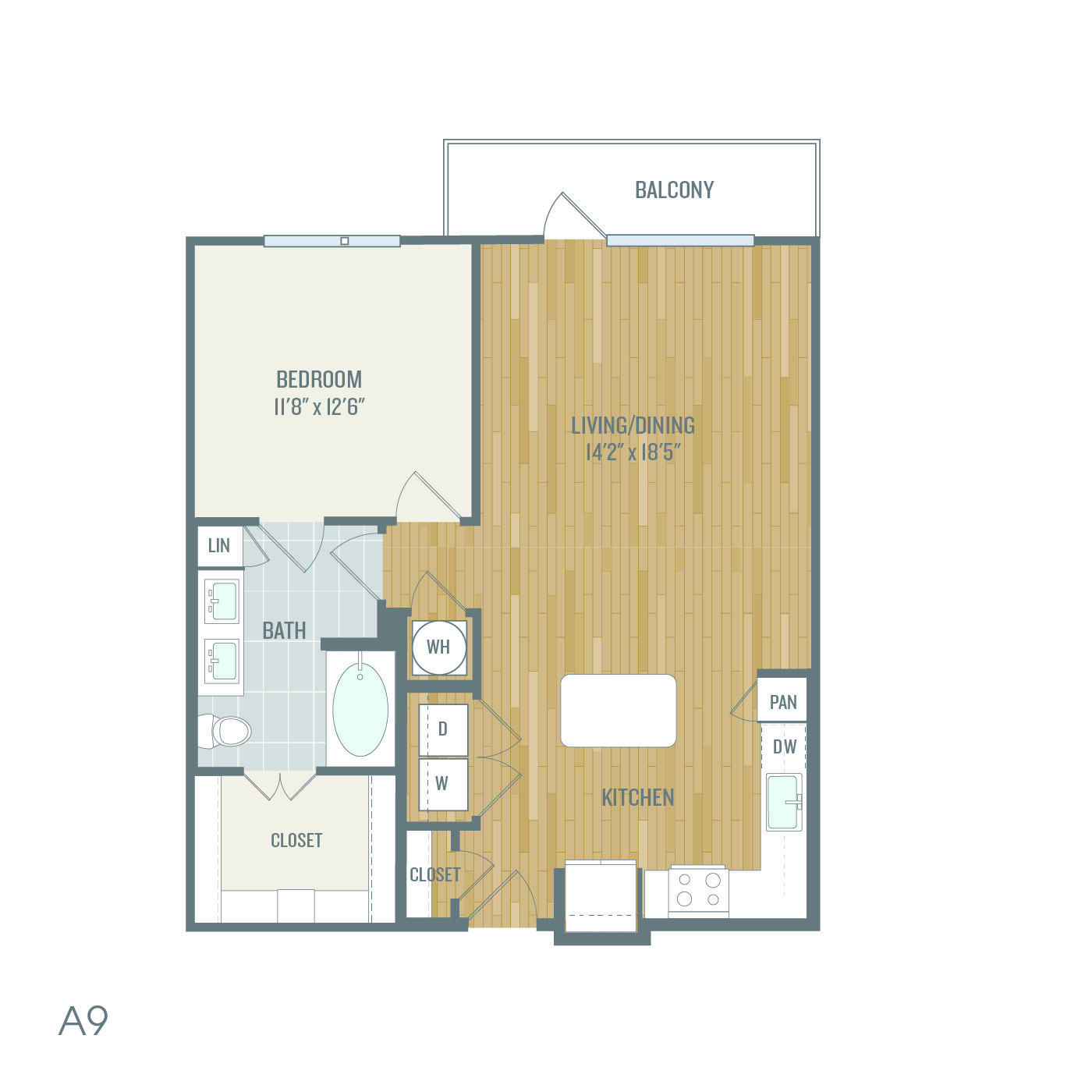 A9 floor plan