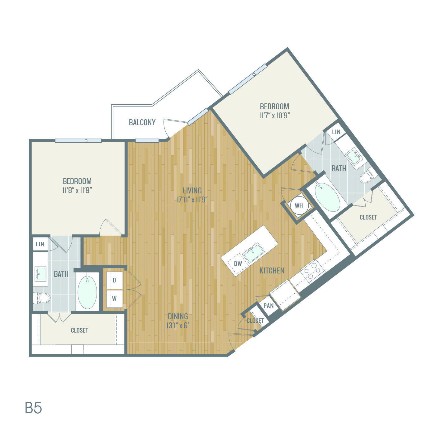 B5 floor plan