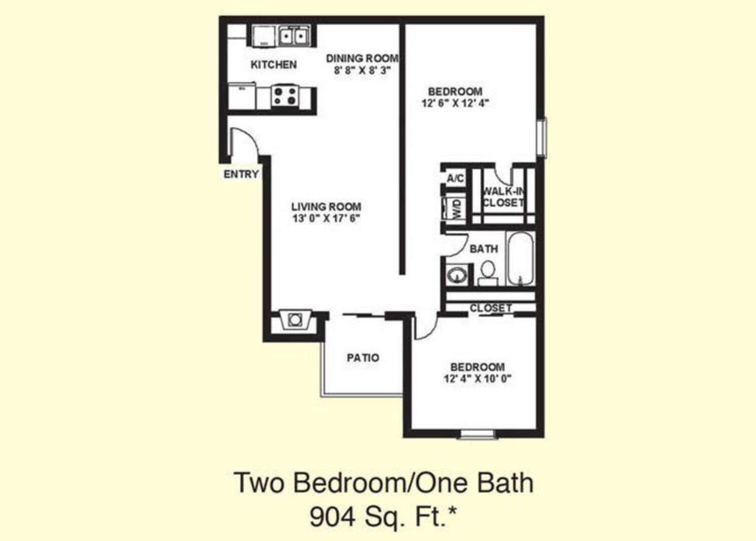 2 Bedroom Apartment – 10901 Meadowglen Lane #327, Houston, TX 77042