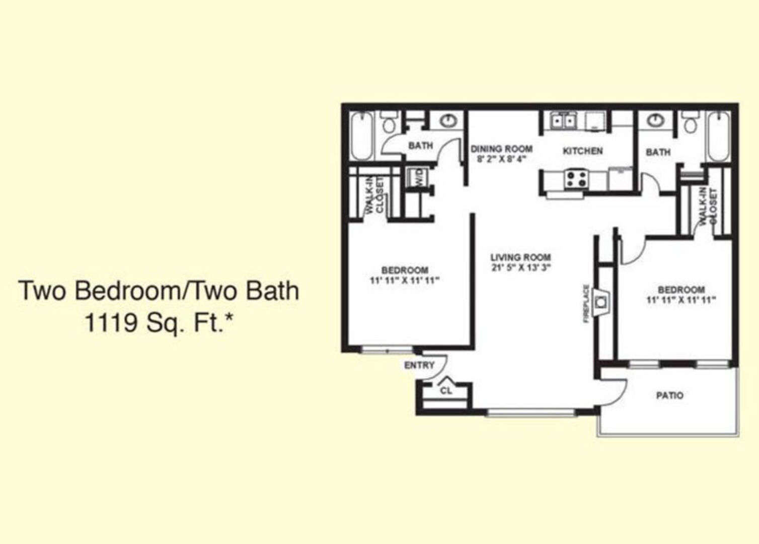 2 Bedroom Apartment – 10901 Meadowglen Lane #308, Houston, TX 77042