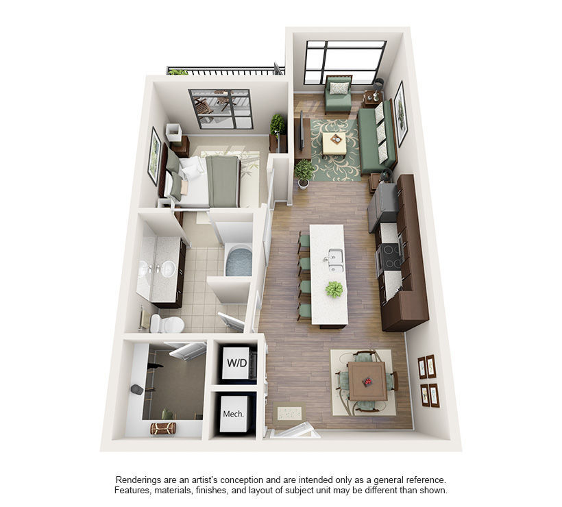 A1 floor plan