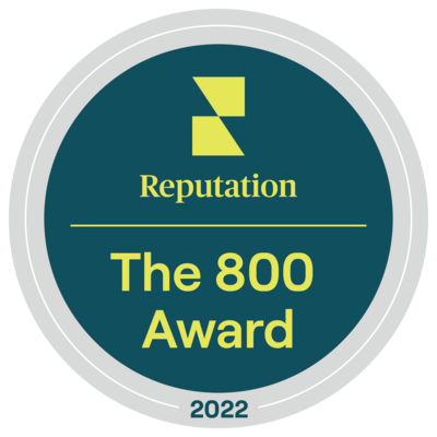 The 800 Award Logo