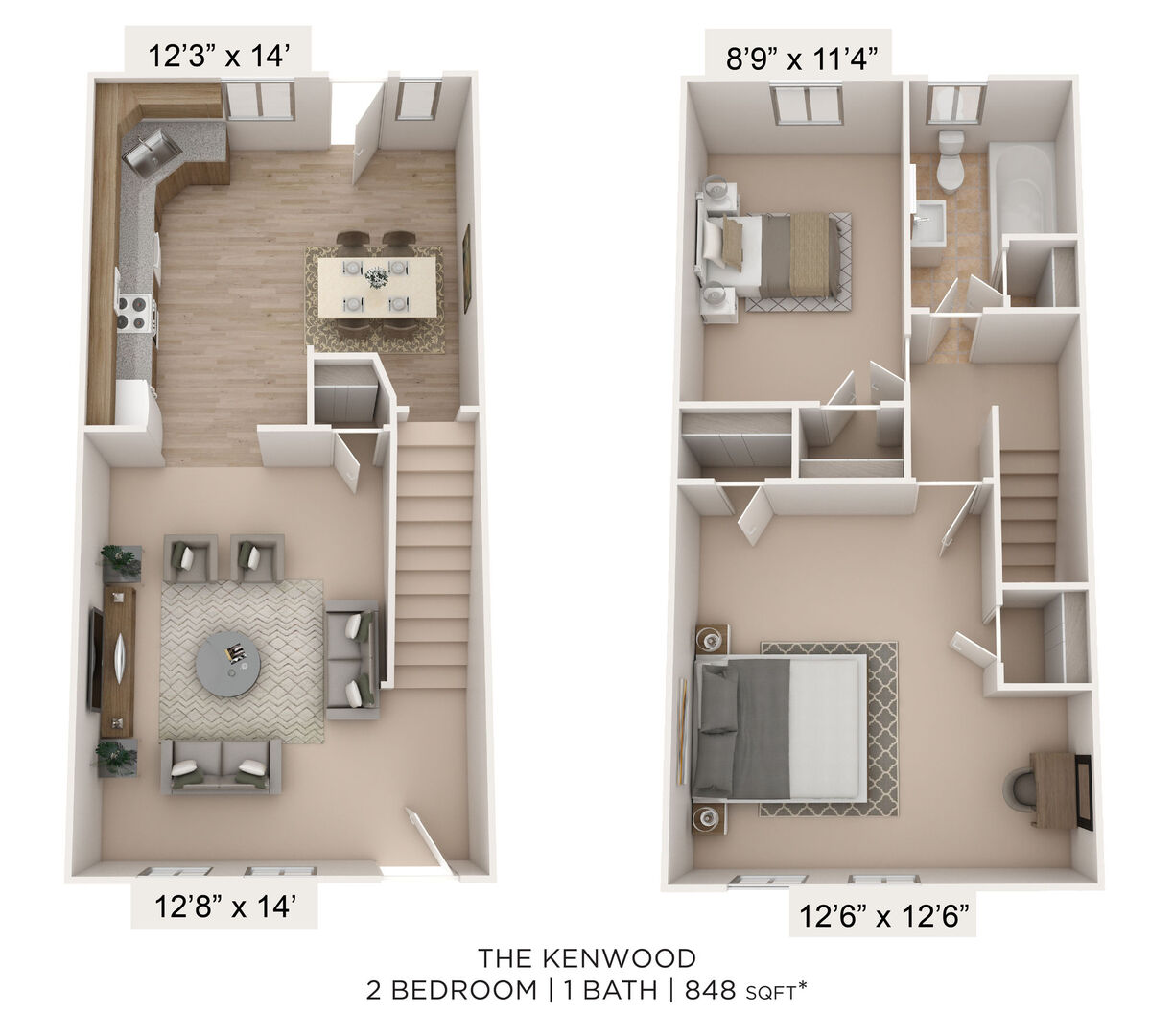 2 Bedroom Apartment – 303 HOLLY DR #4019A, Middle River, MD 21220