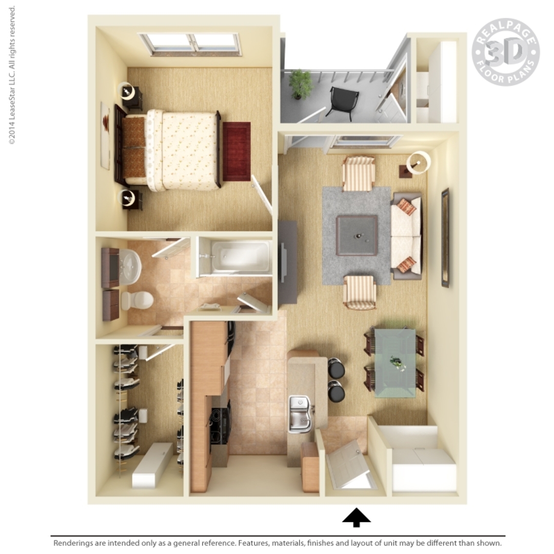 1 Bedroom Apartment – 3801 Center St. #0229, Deer Park, TX 77536