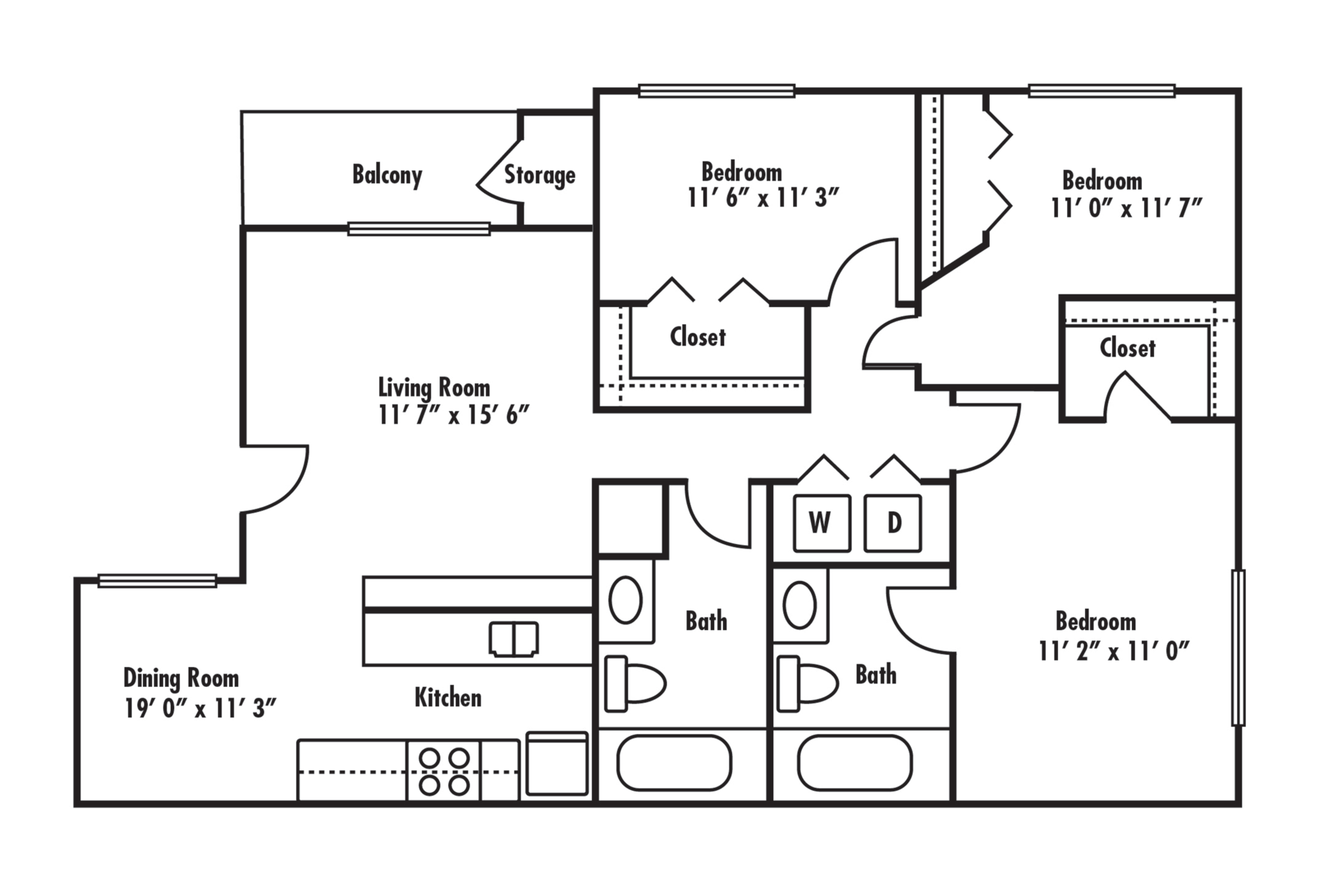 The Mesa Reno floor plan