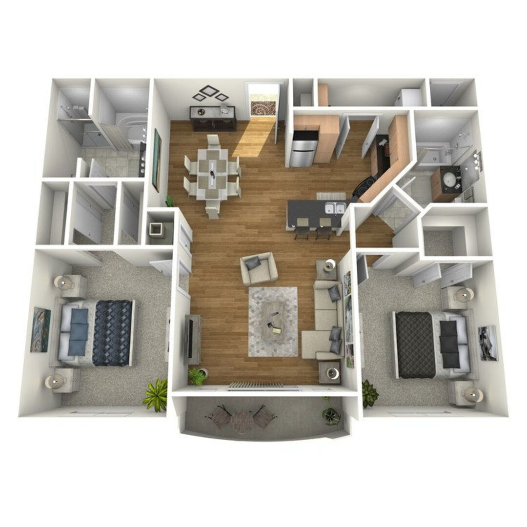 2 Bedroom Apartment – 2401 South Gessner Road #113, Houston, TX 77063