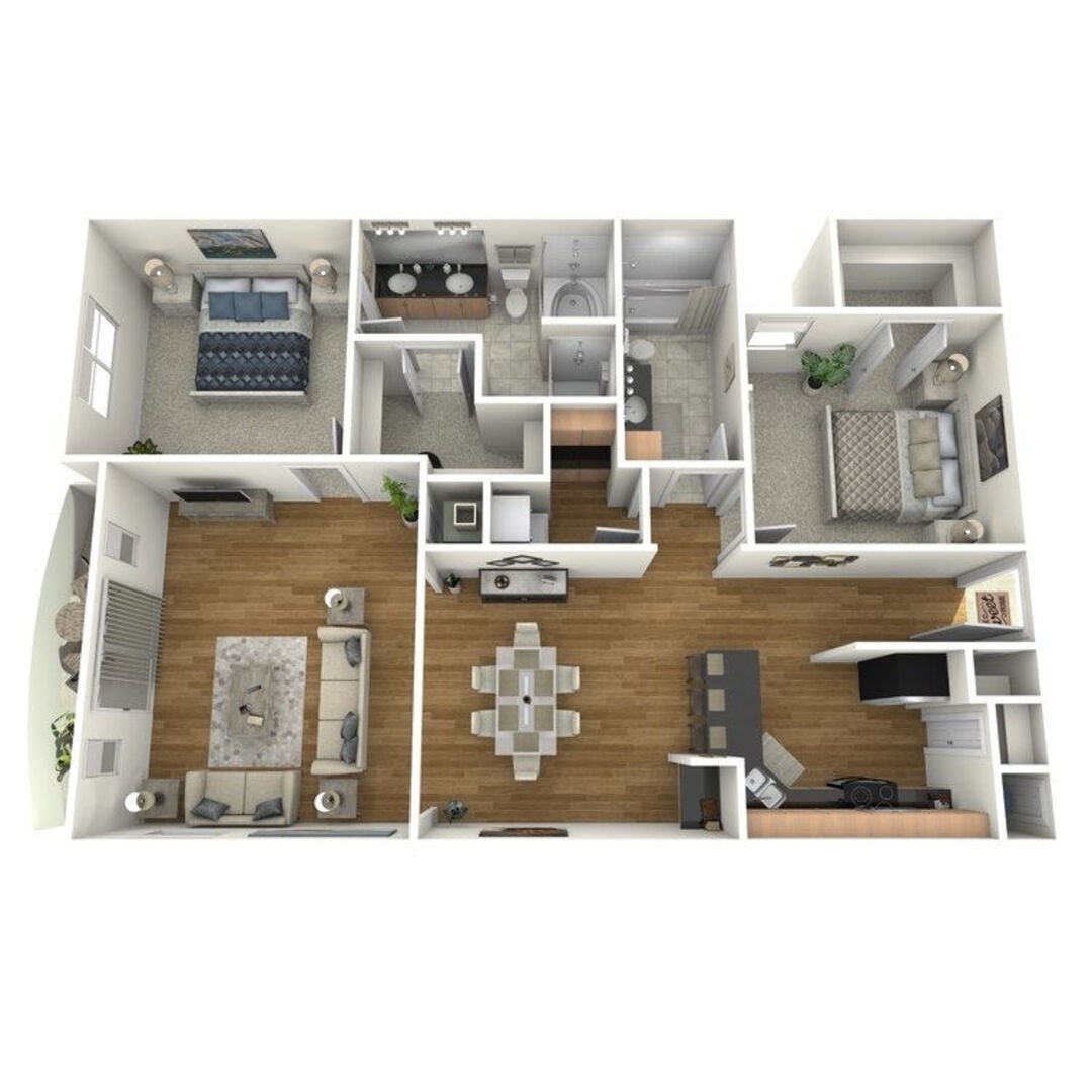 2 Bedroom Apartment – 2401 South Gessner Road #201, Houston, TX 77063