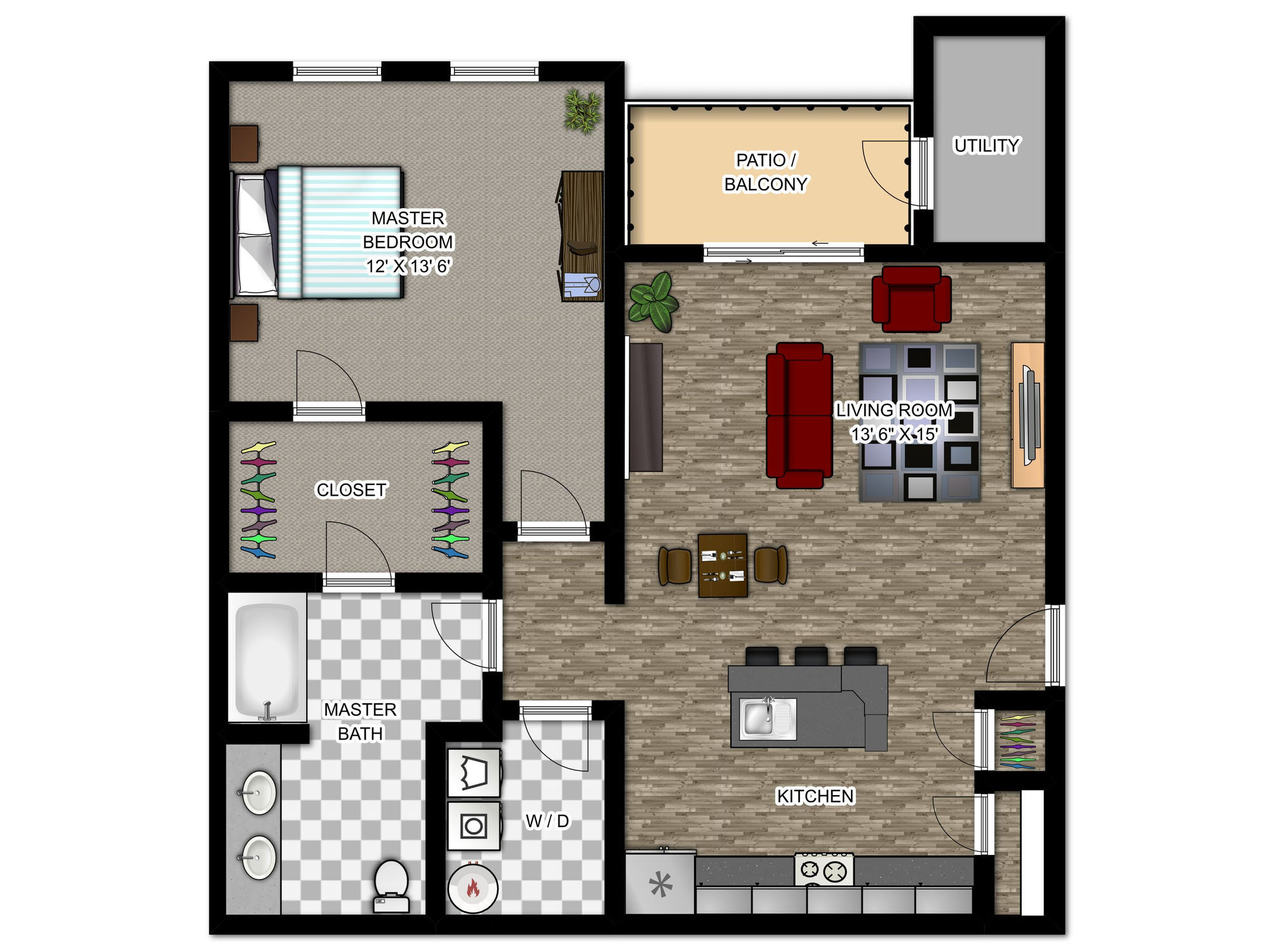 A1 floor plan