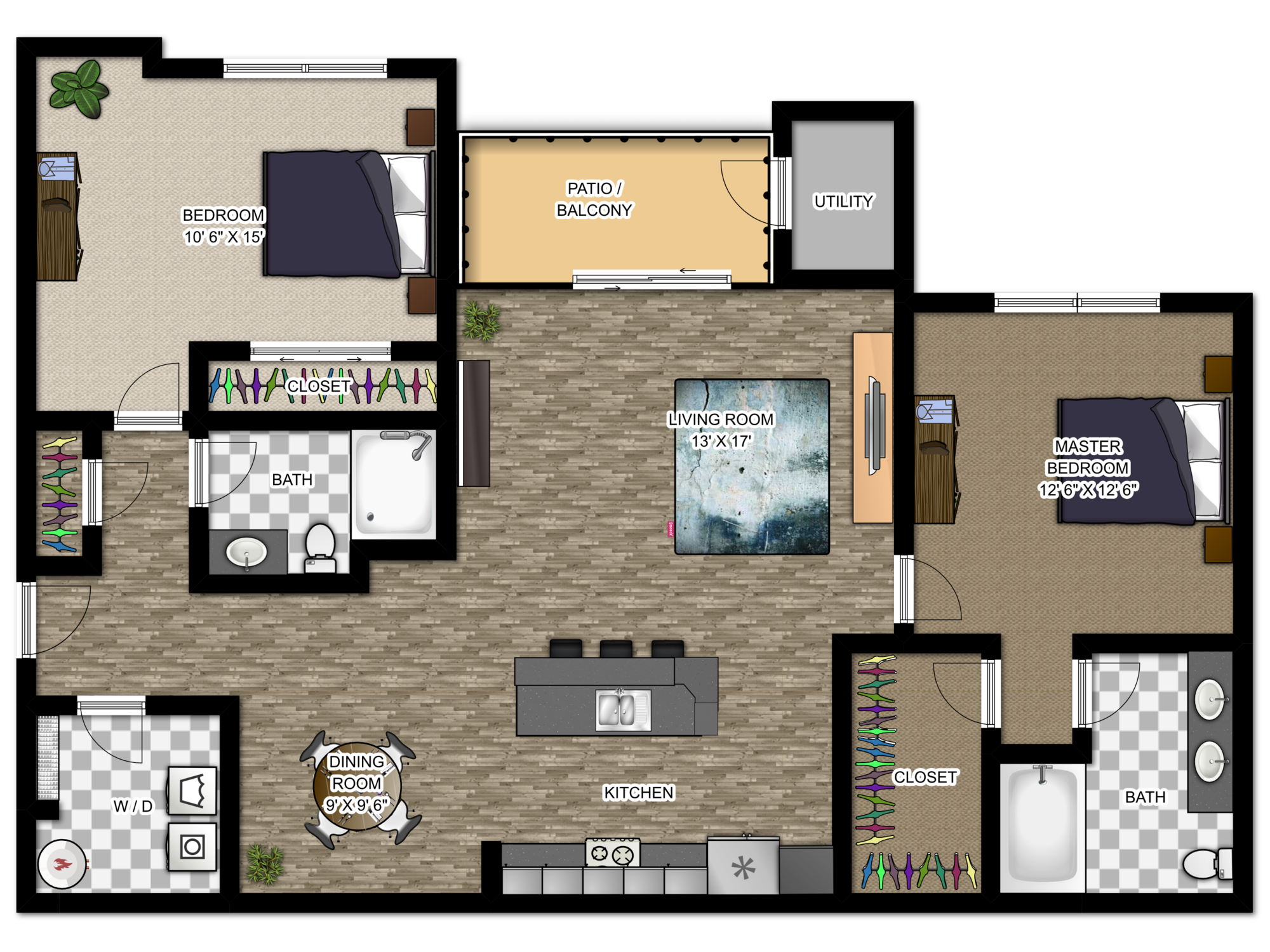 B2 floor plan